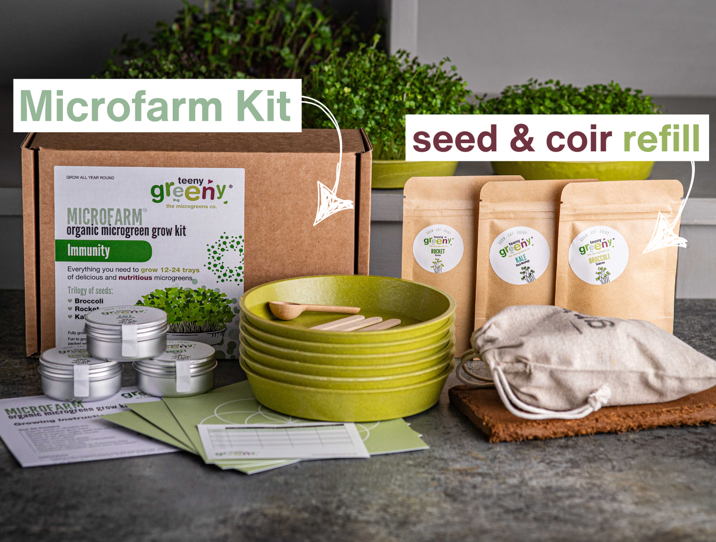 Microgreen Grow Kit | IMMUNITY