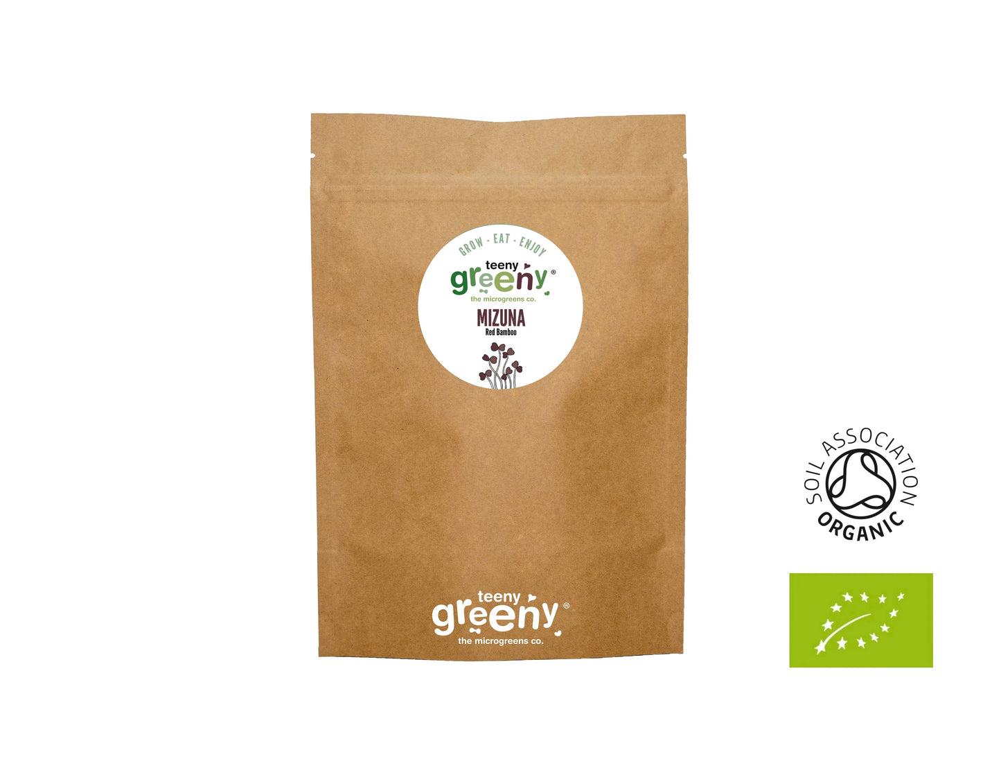 Organic Mizuna Microgreen Seeds