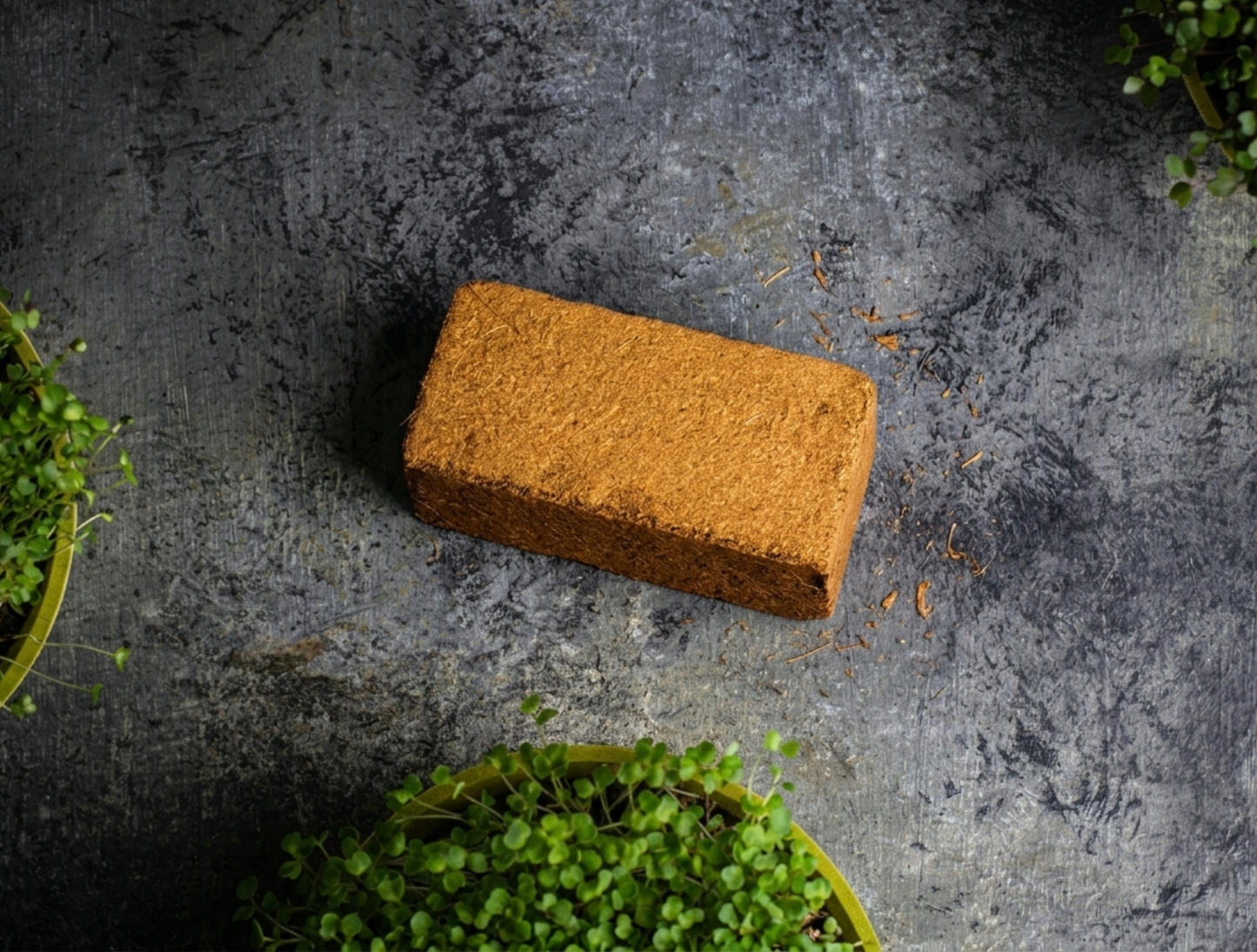 Organic Peat-Free Coir Mini Briquette