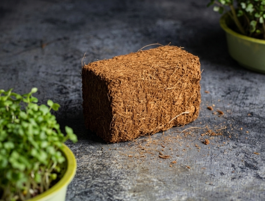 Organic Peat-Free Coir Mini Briquette