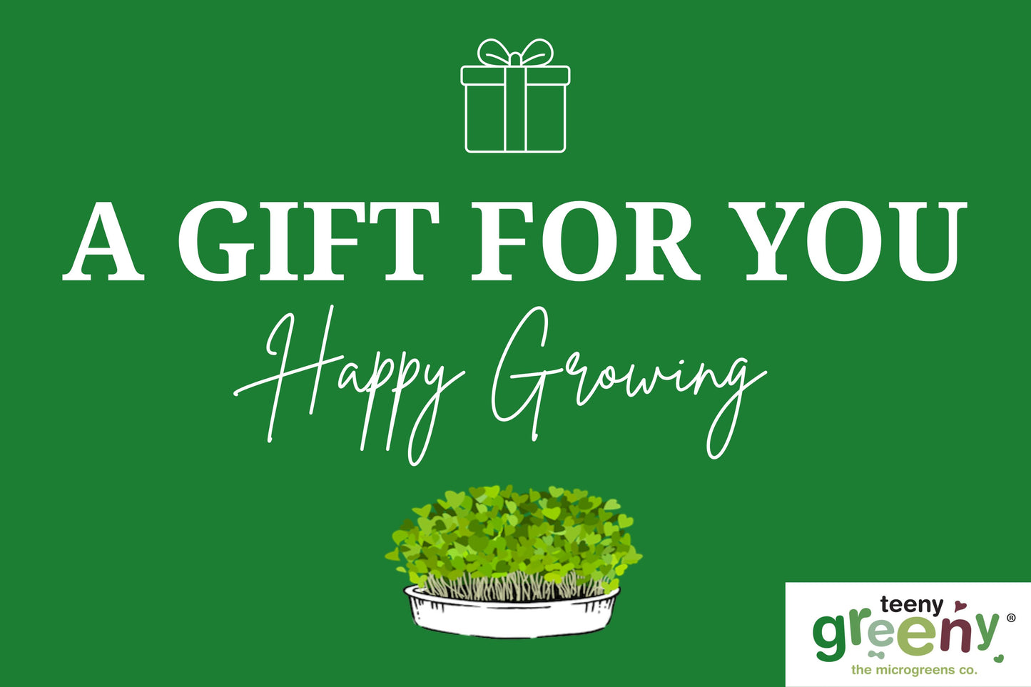 Teeny Greeny E-Gift Card