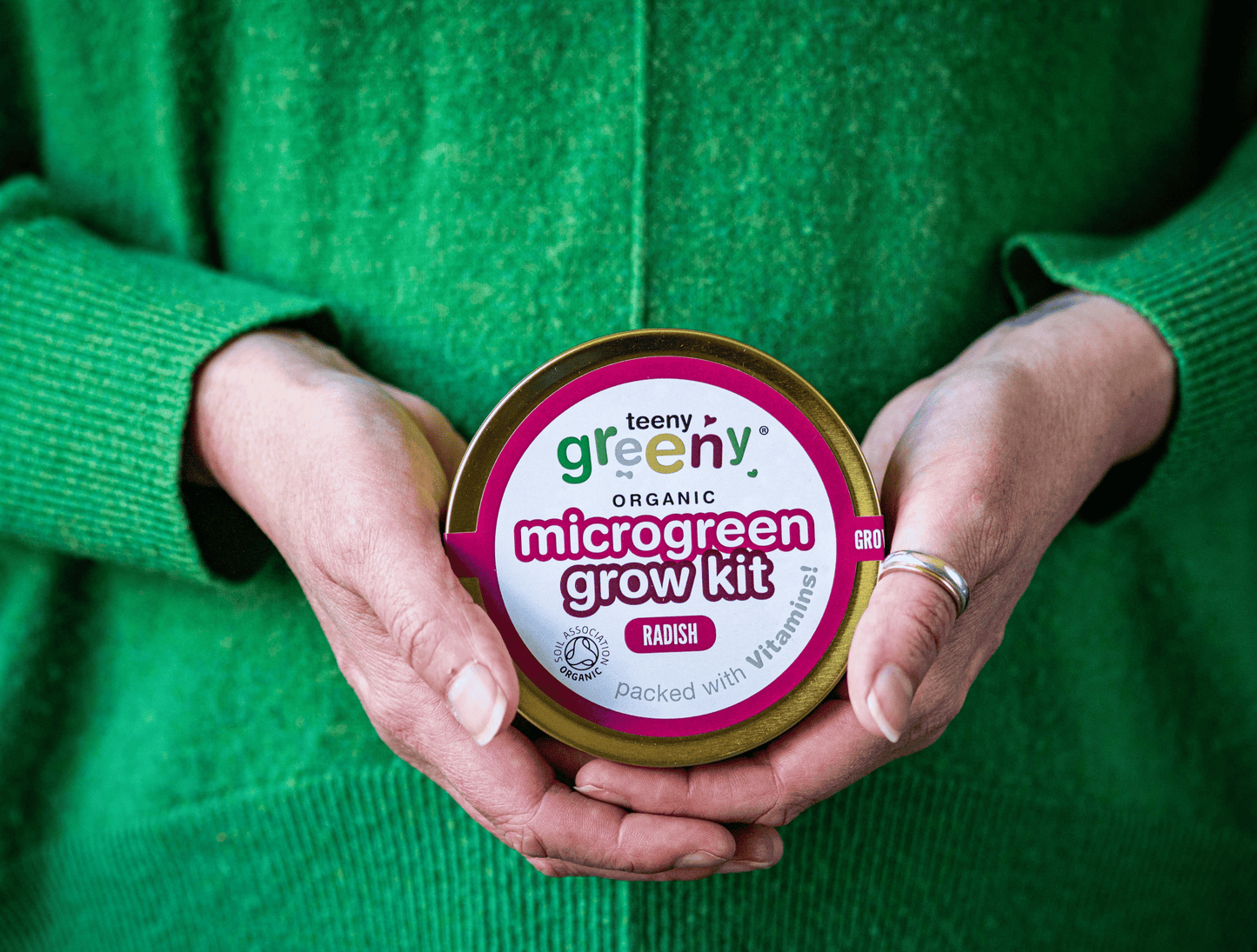 Single Tin Grow Kit | PINK RADISH