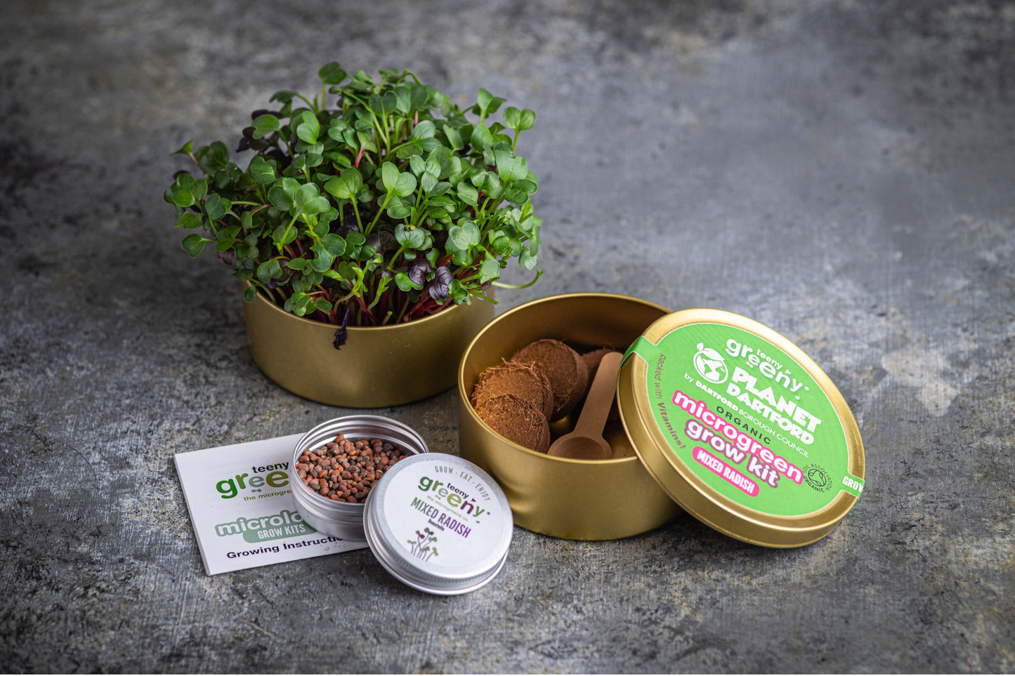 Planet Dartford Organic Microgreen Kit