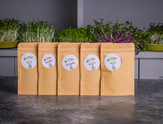 This Season’s Organic Microgreens | 5 Seed Set | Summer Edition