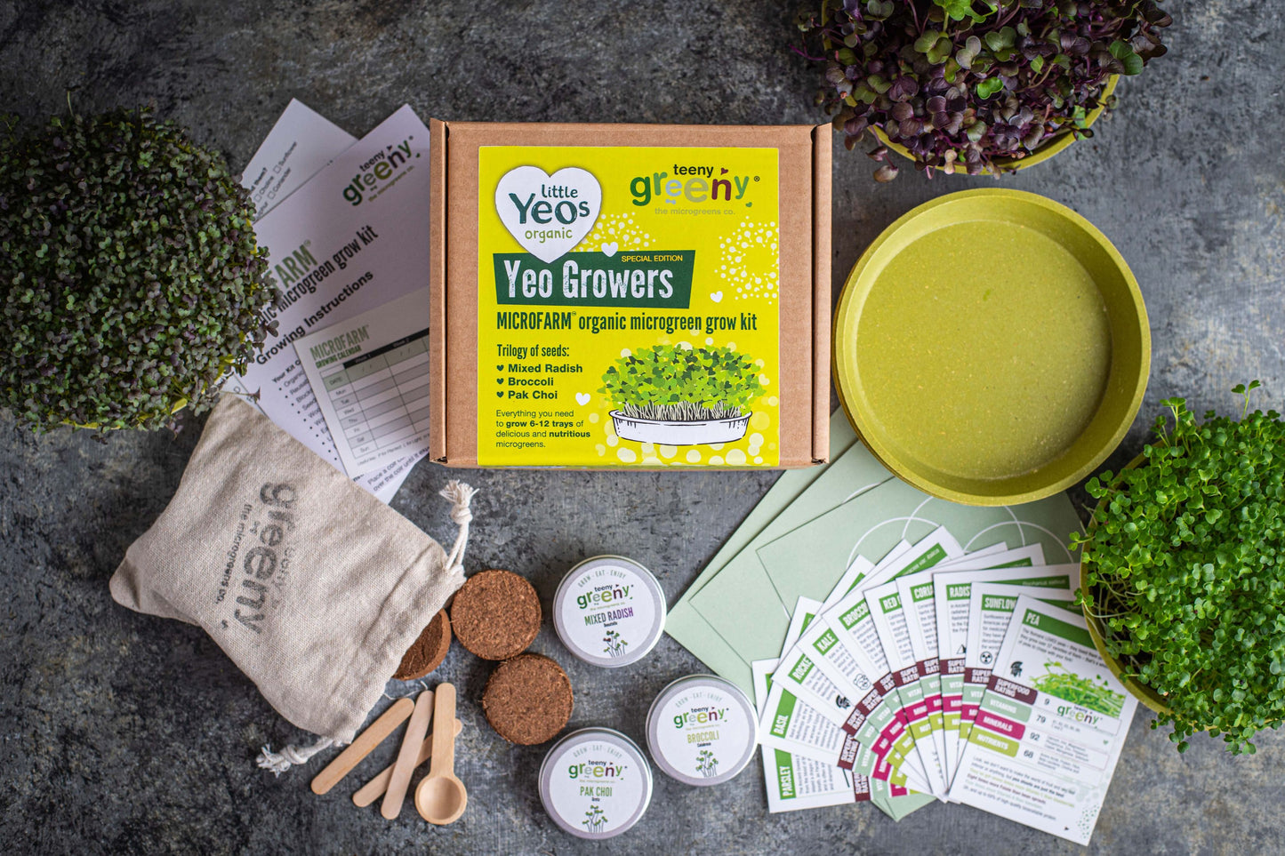 Yeo Valley Organic Microgreen Kit