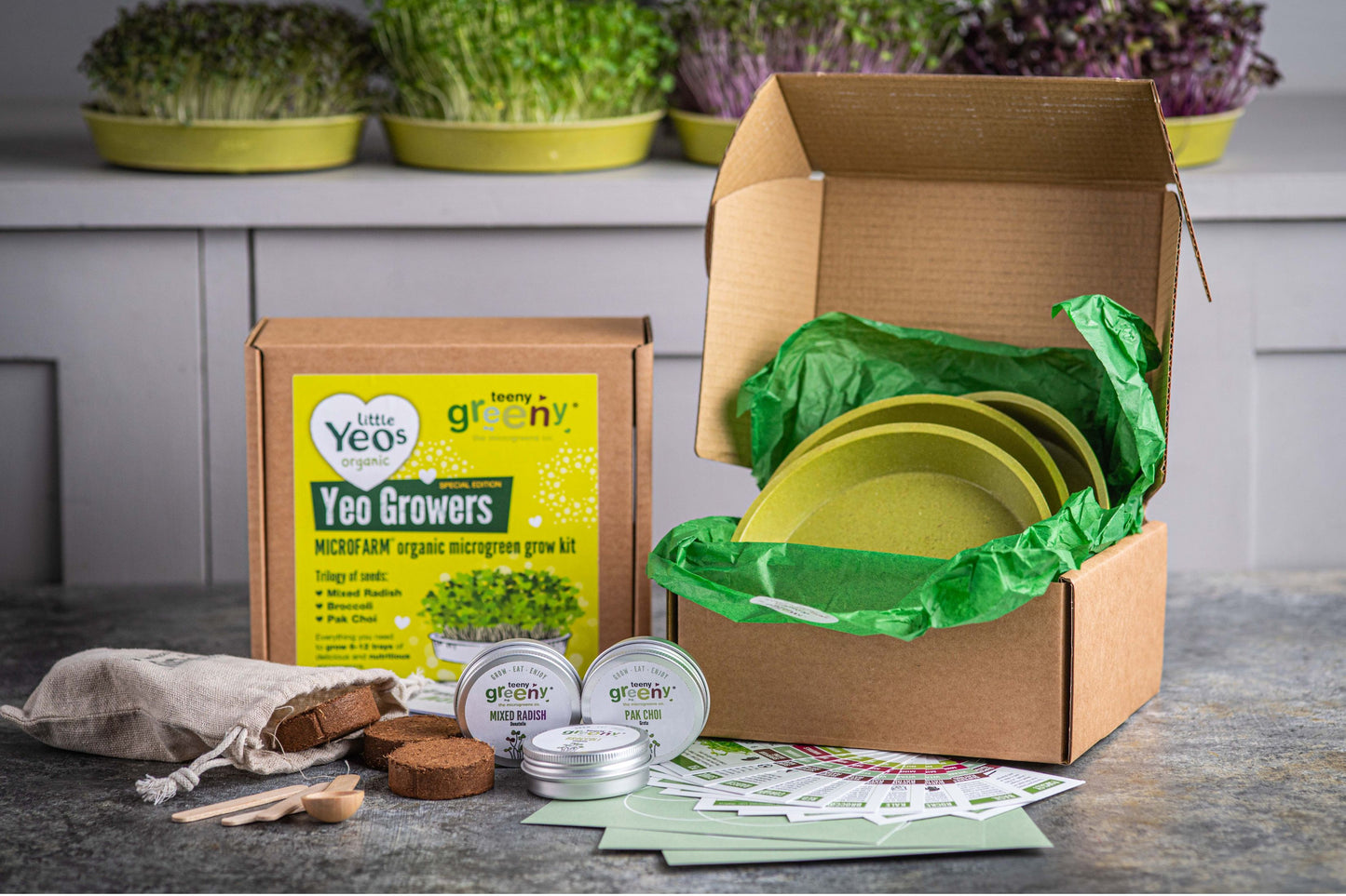 Yeo Valley Organic Microgreen Kit