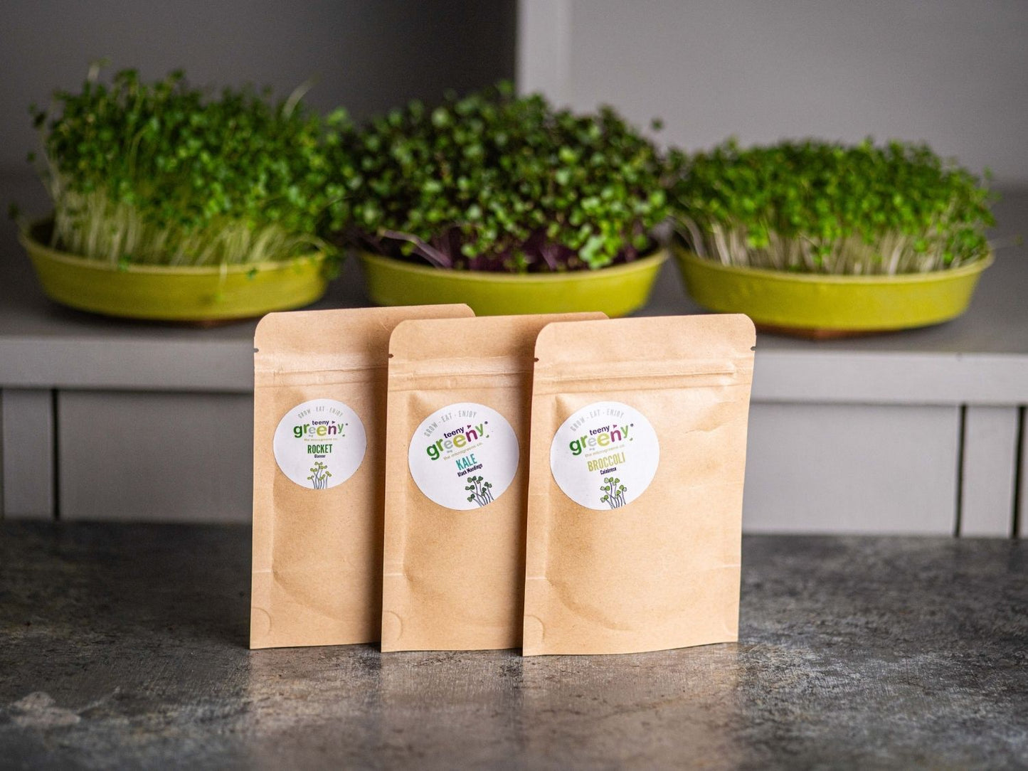 Immunity microgreen seed set for immune support by teeny greeny