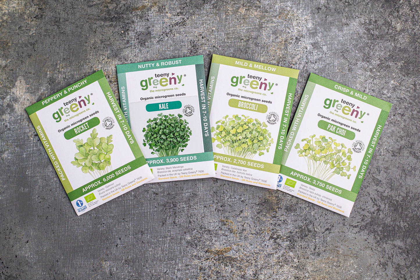 All The Greens Organic Microgreens | 4 Seed Set