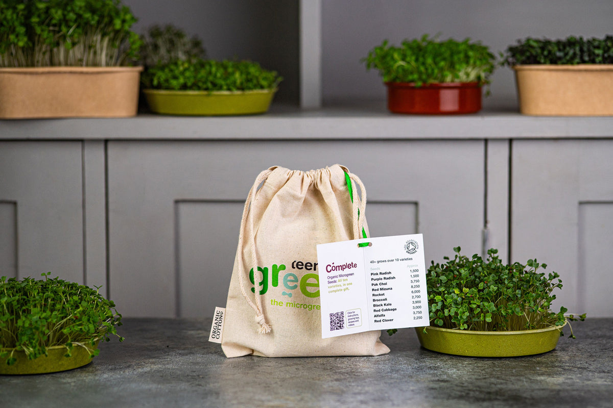 Complete Gift Set | Organic Microgreens | 10 Varieties