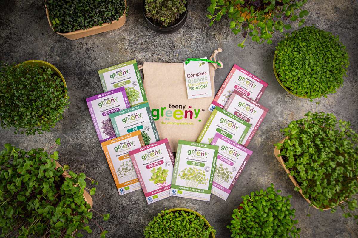 Complete Gift Set | Organic Microgreens | 10 Varieties