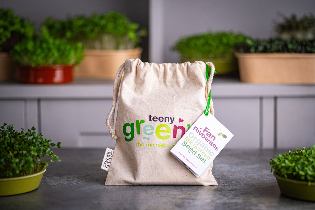 Fan Favourites Organic Microgreens | 5 Seed Set | Gift Edition