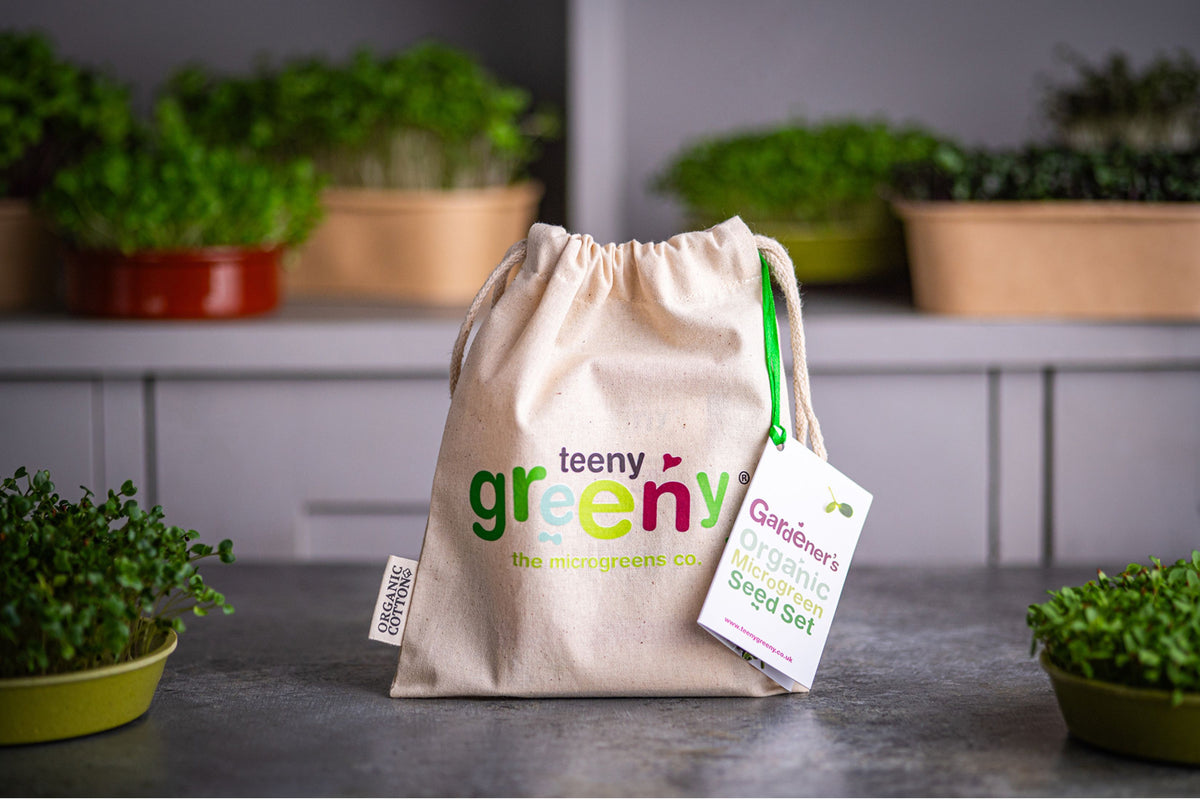 Gardener’s Organic Microgreens | 5 Seed Set | Gift Edition