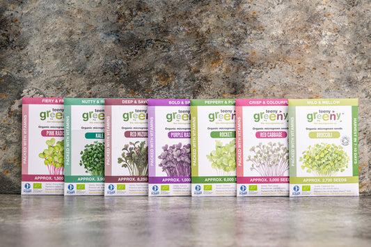 Magnificent Seven Organic Microgreens | 7 Seed Set
