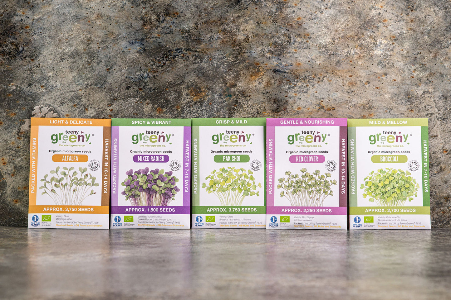 Women's Wellness Organic Microgreens | 5 Seed Set