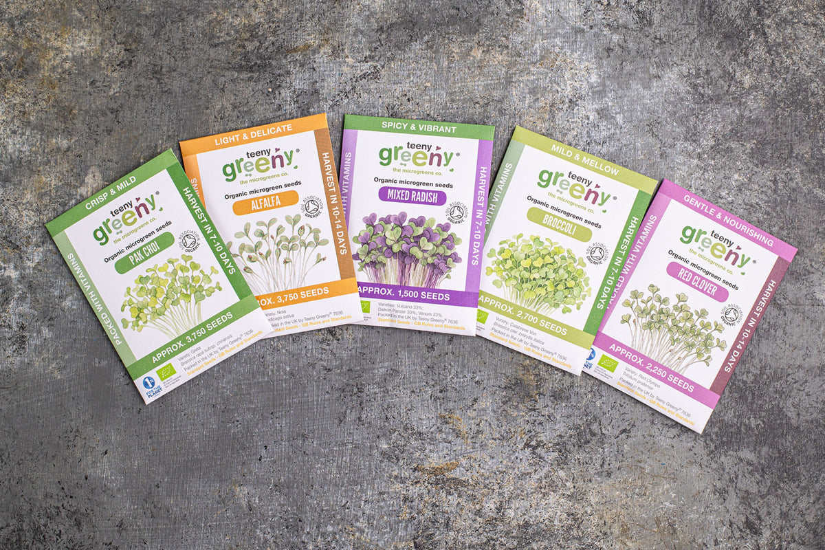 Women's Wellness Organic Microgreens | 5 Seed Set
