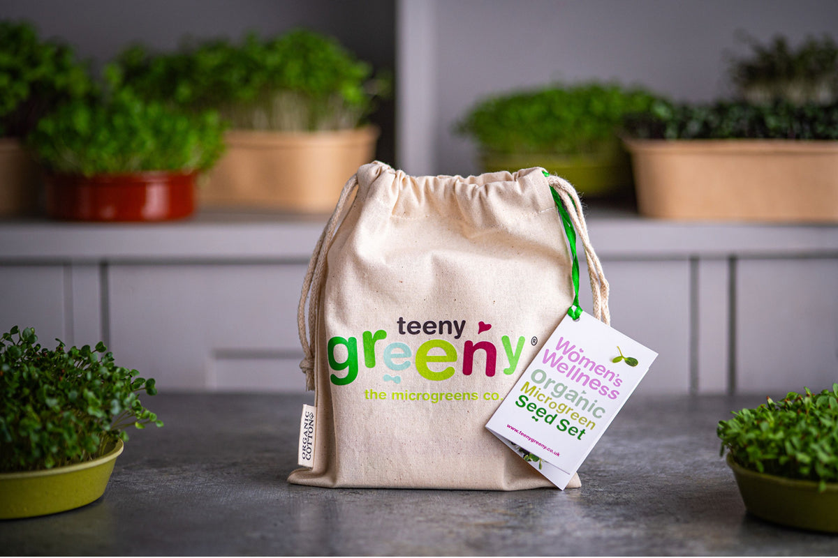 Women’s Wellness Organic Microgreens | 5 Seed Set | Gift Edition